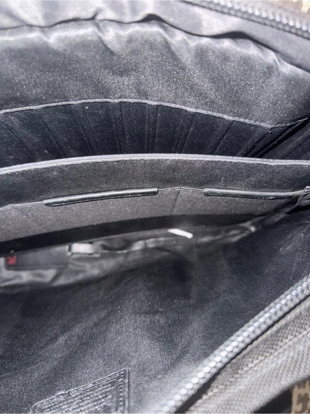 Tumi Black Nylon Laptop Briefcase with Dual Front Pockets